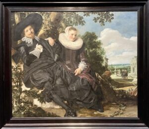 Huwelijksportret van Izaak Massa en Beatrix van der Laan. Ca. 1622. Coll. Rijksmuseum